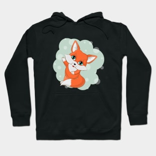 Сute orange fox Hoodie